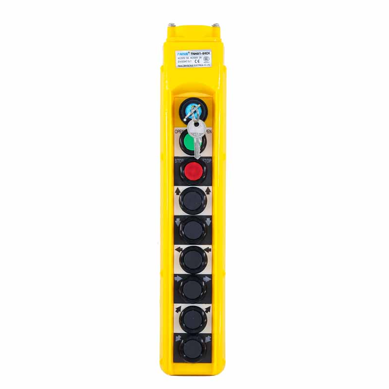 TNHA1-64CK 8 Holes Waterproof Push Button Control Switch Box with lock