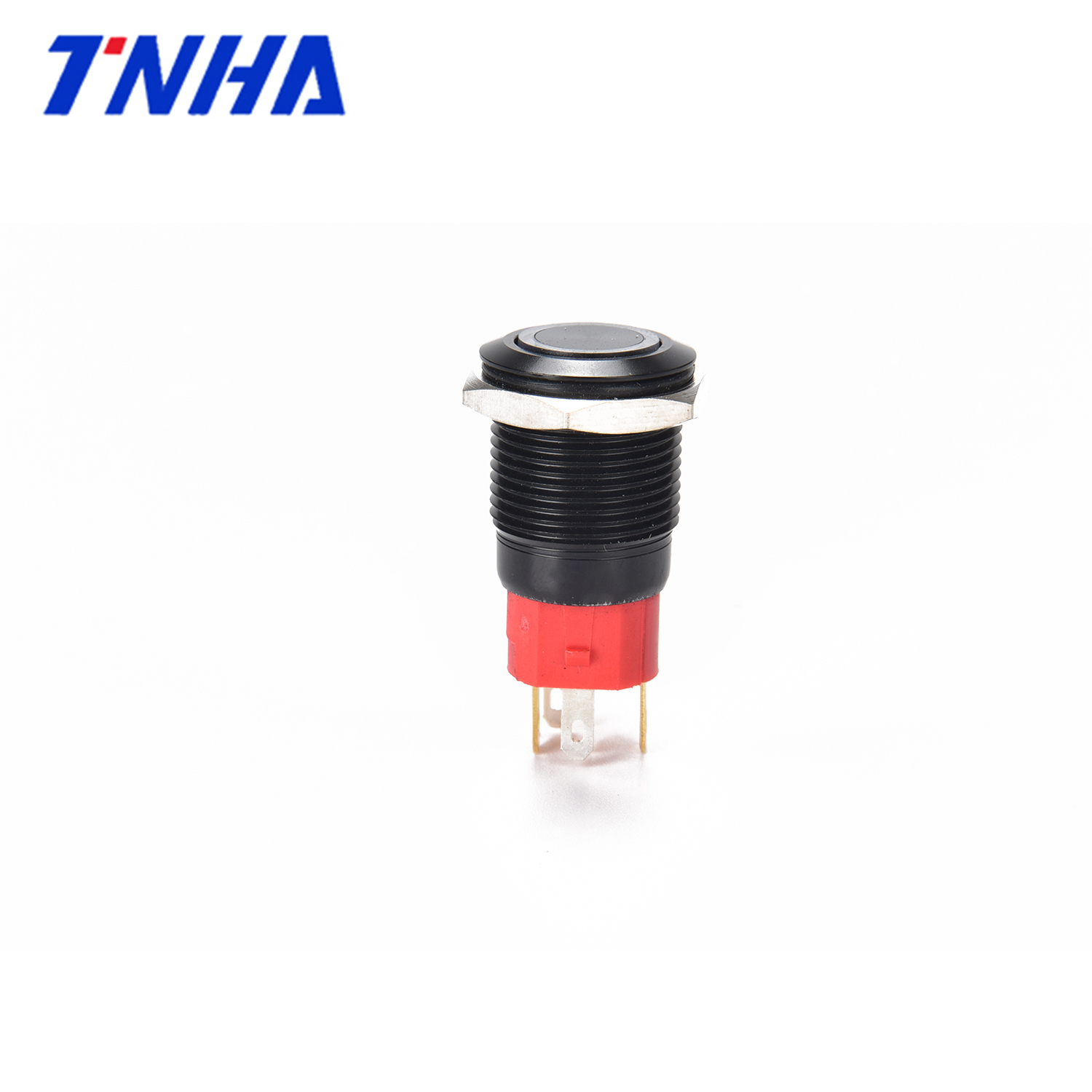 IP65 16mm Good Quality Black Metal Pushbutton Switch