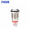 TH12A-G10FDY DC 12V-36V IP65 12mm Small Waterproof Hight Flat Led Metal Push Button Power Momentary Pushbutton Switch with Light