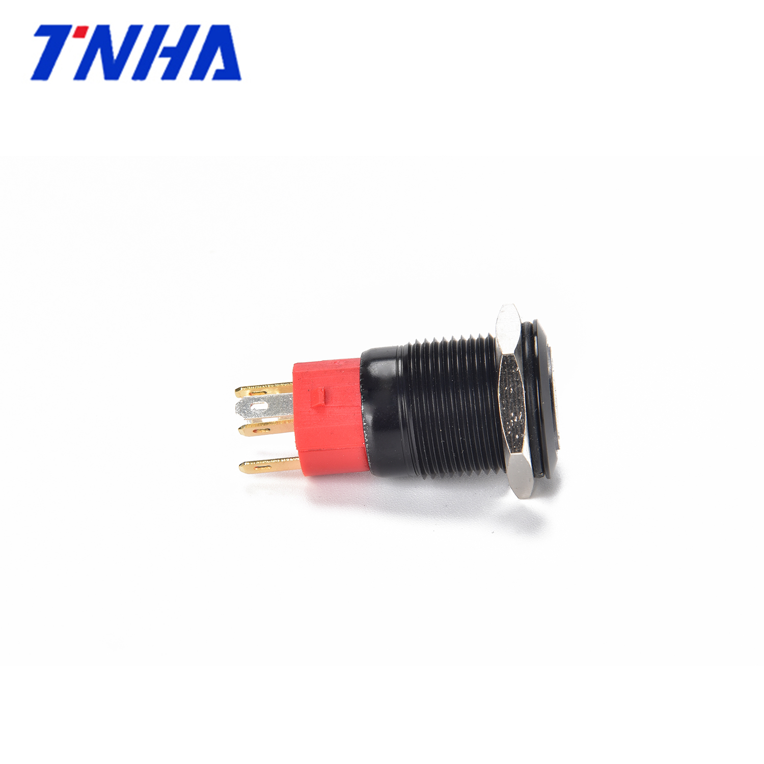 IP65 16mm Good Quality Black Metal Pushbutton Switch
