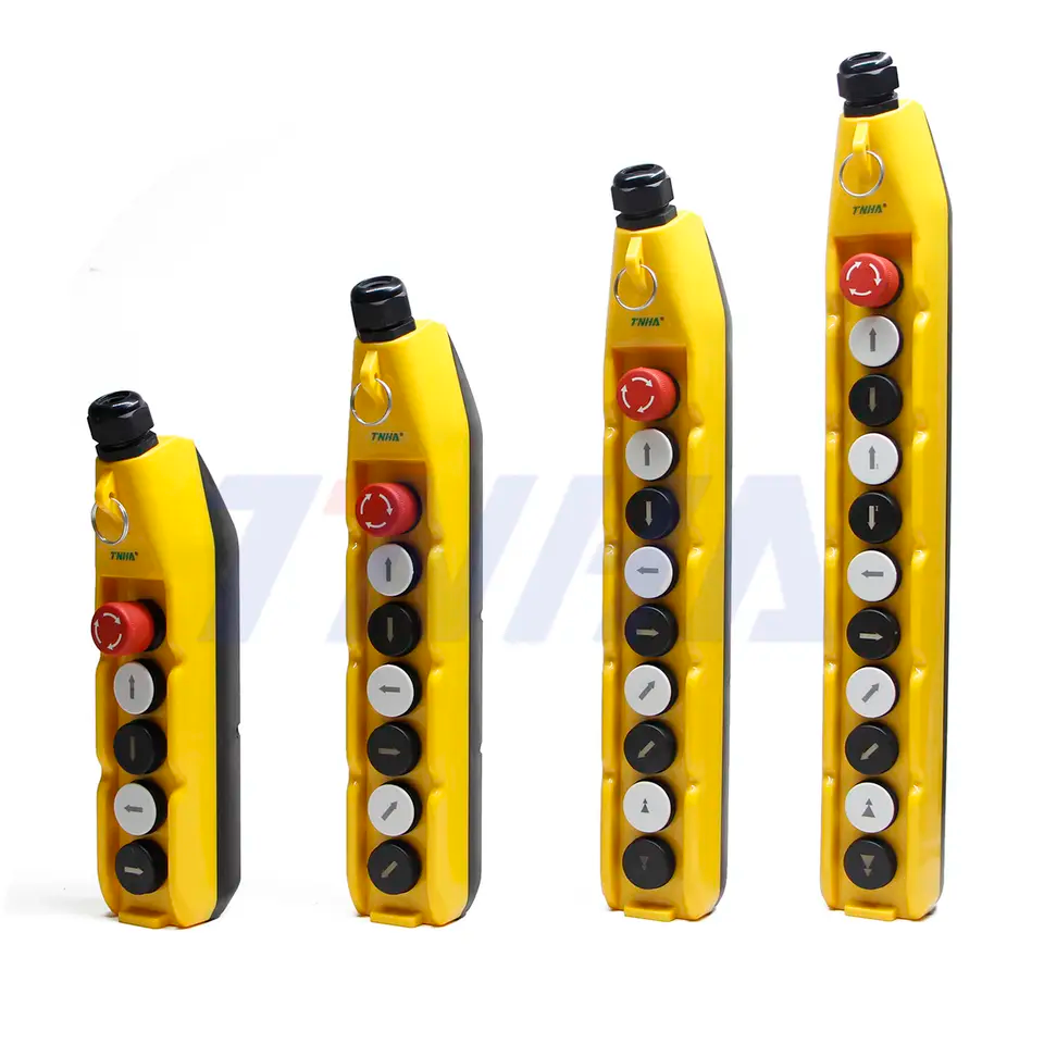 TNHA1-63G Hoist And Crane Pendant Control Station Push Button Switch 7 Ways