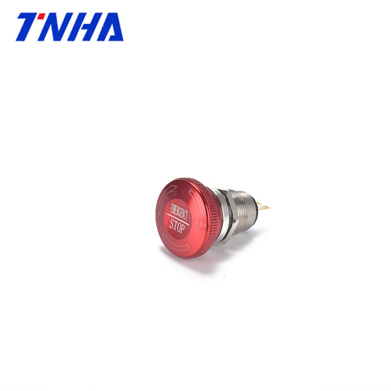 19mm Metal Emergency Push Button Customizable