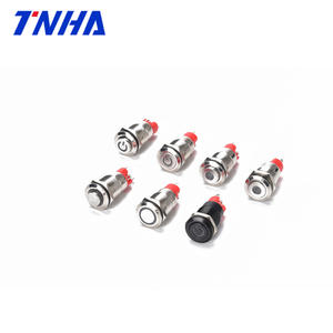 12mm IP65 Waterproof Led Illuminated Metal Push Button