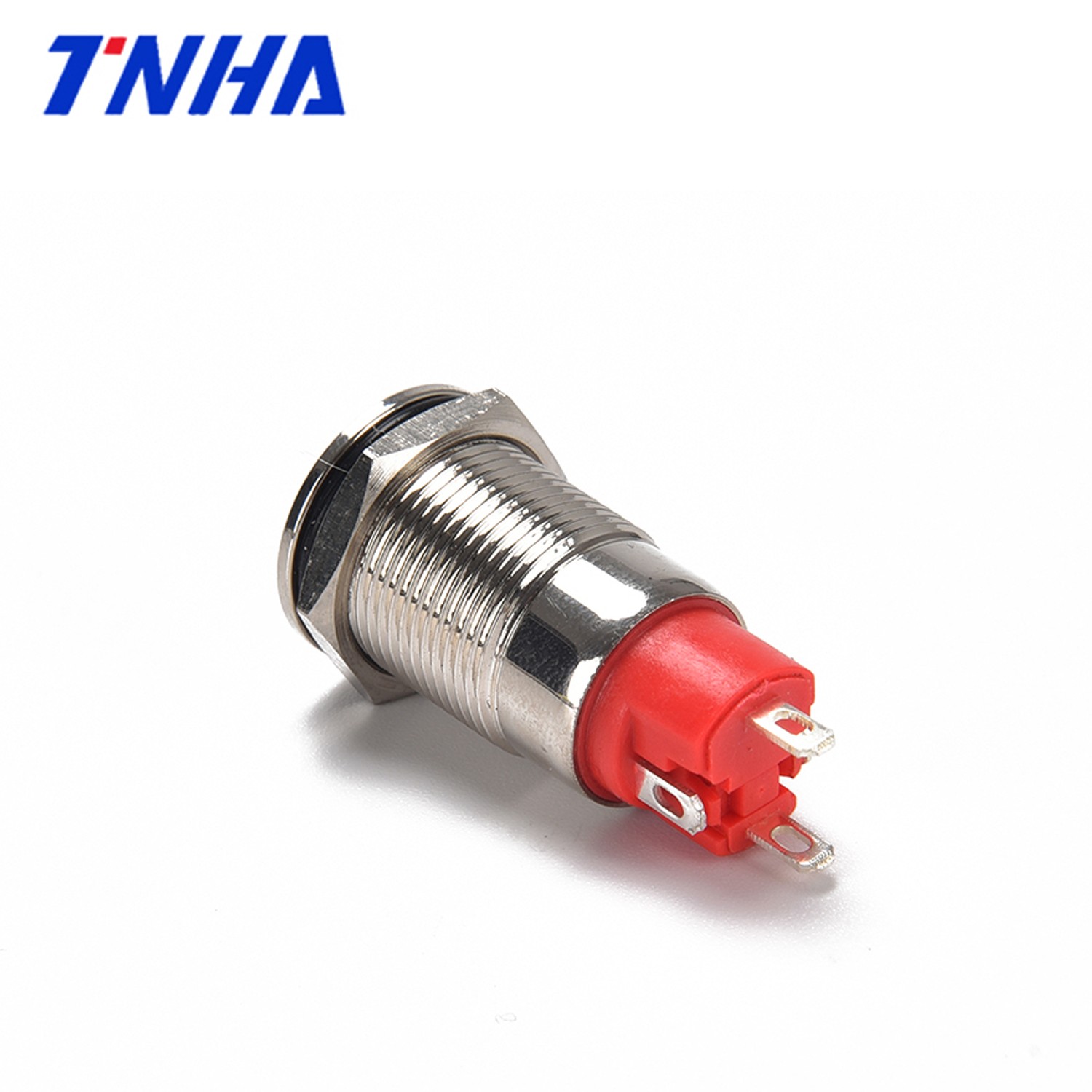 4 Pin 12mm Small Waterproof Hight Flat Led Illuminated Metal Push Button