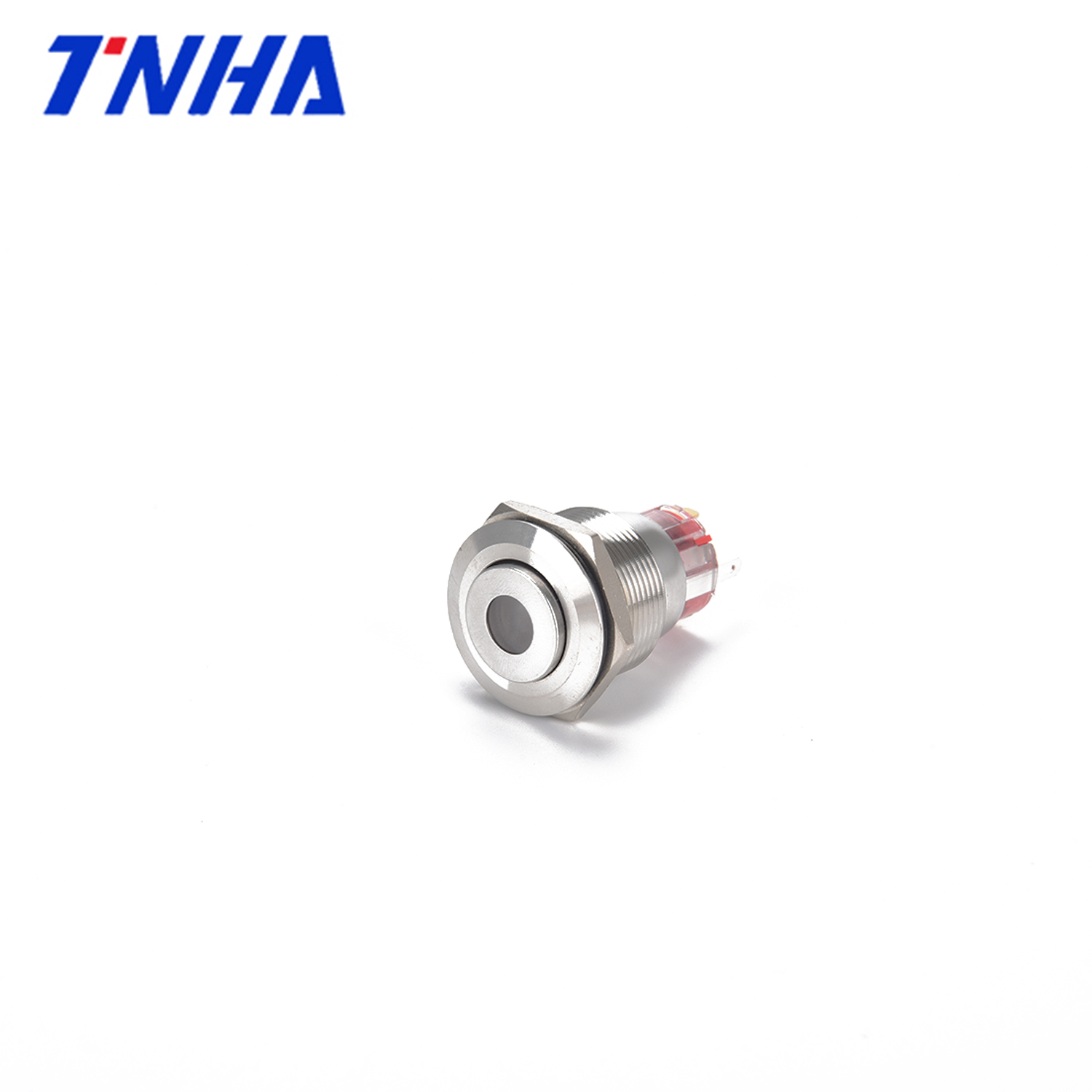 Pushbutton Customizable Plastic On-off Switch with Led Indicator