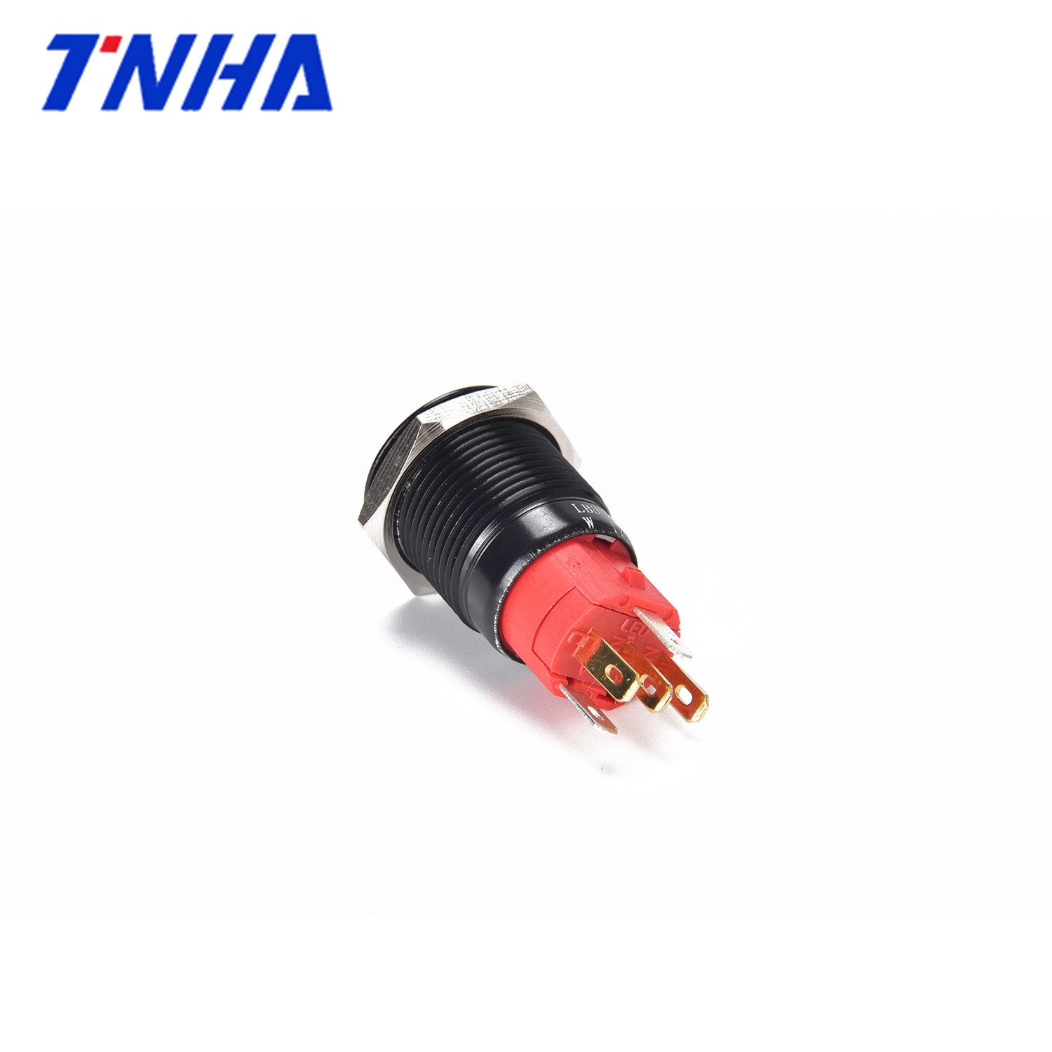 IP65 16mm Good Quality Black Metal Pushbutton Switch