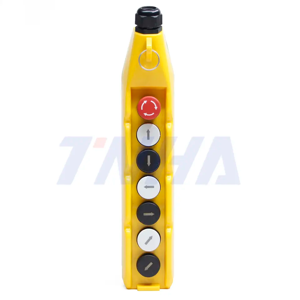 TNHA1-63G Hoist And Crane Pendant Control Station Push Button Switch 7 Ways