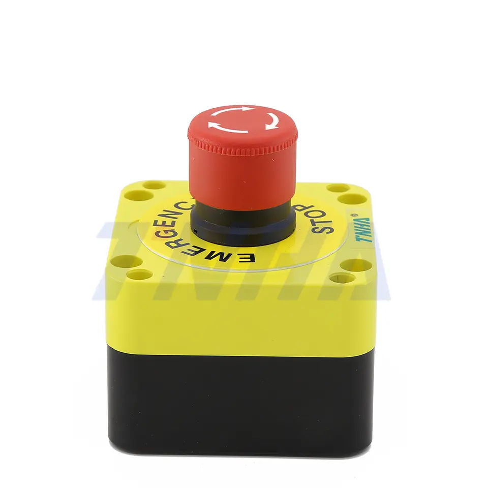 TNHA IP65 Waterproof Push Button Switch Control Station Box Emergency Stop Switch