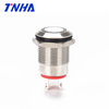 H12A-P10FE DC 12V-36V IP65 12mm Black Waterproof Flat Led Illuminated Metal Push Button