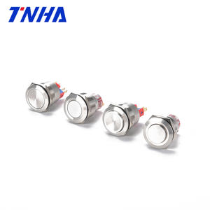 22mm Good Quality Flat Metal Push Button Reset