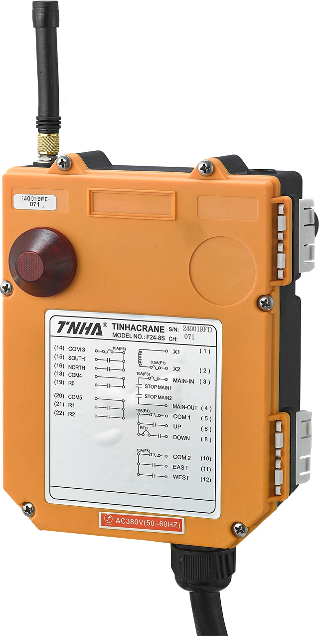 TNHA1 F24-8S Single Speed Crane Radio Remote Control Industrial Wireless Remote 