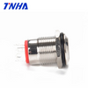 TH12A-P10FD DC 12V-36V IP65 12mm Small Waterproof Flat Led Illuminated Metal Push Button 