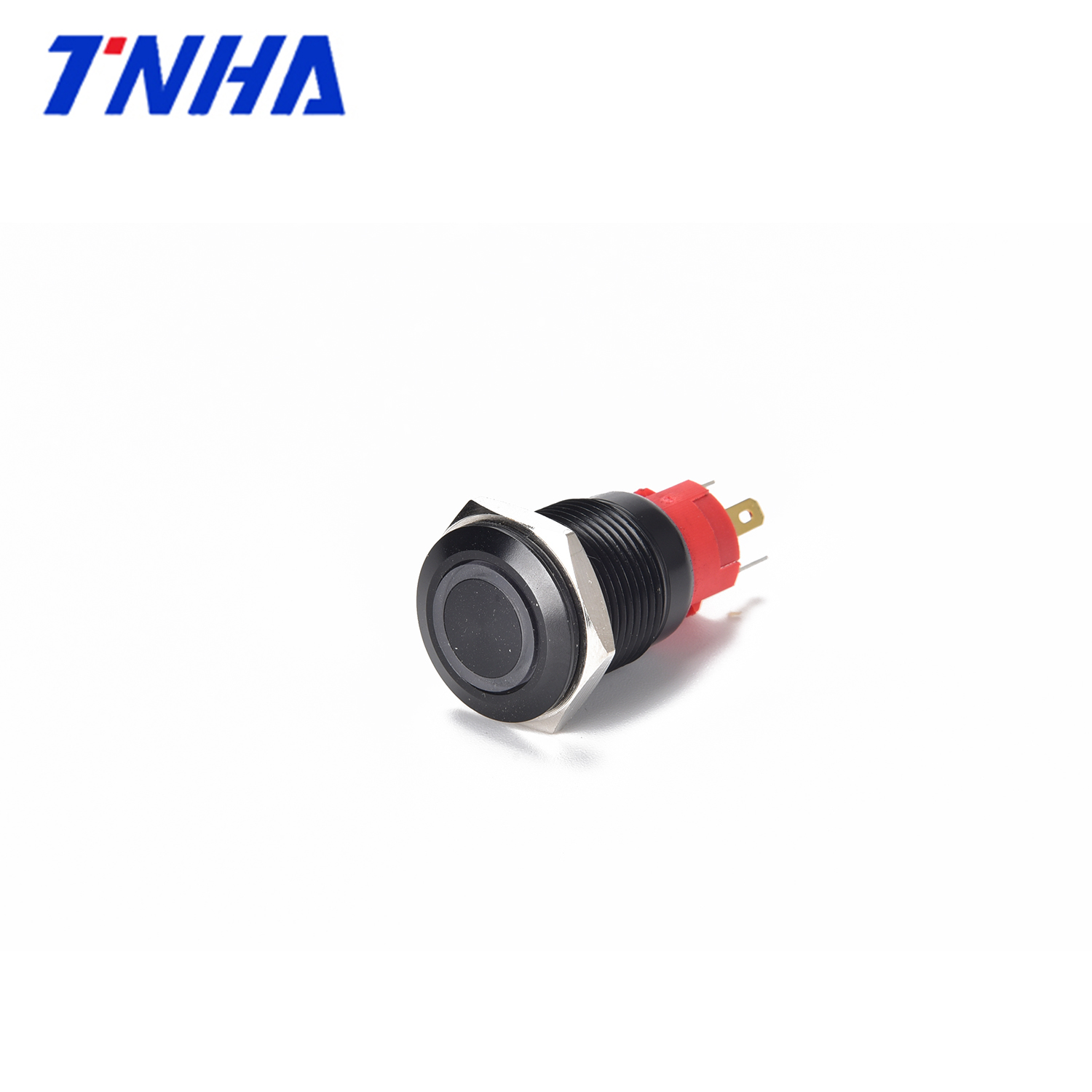 IP65 16mm Good Quality Black Metal Pushbutton Switch