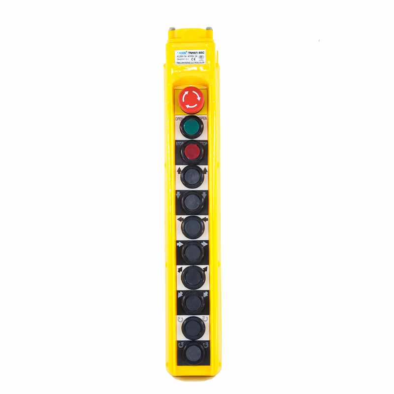 TNHA1-65C 8 Buttons Crane Push Button Switch Pendant Hoist Control Station