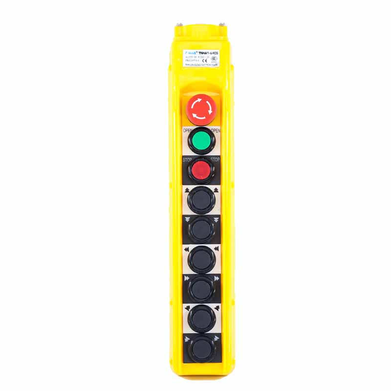 TNHA1-64CS 9 Button Rainproof Emergency Stop Crane Push Button Switch